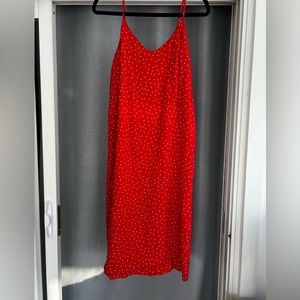 Beautiful red summer dress